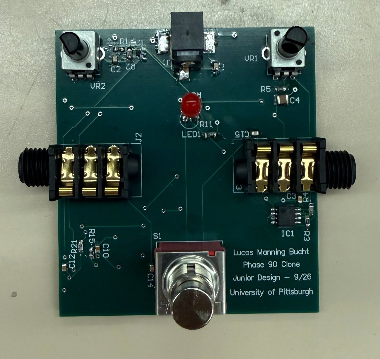 Completed Phase 90 clone PCB