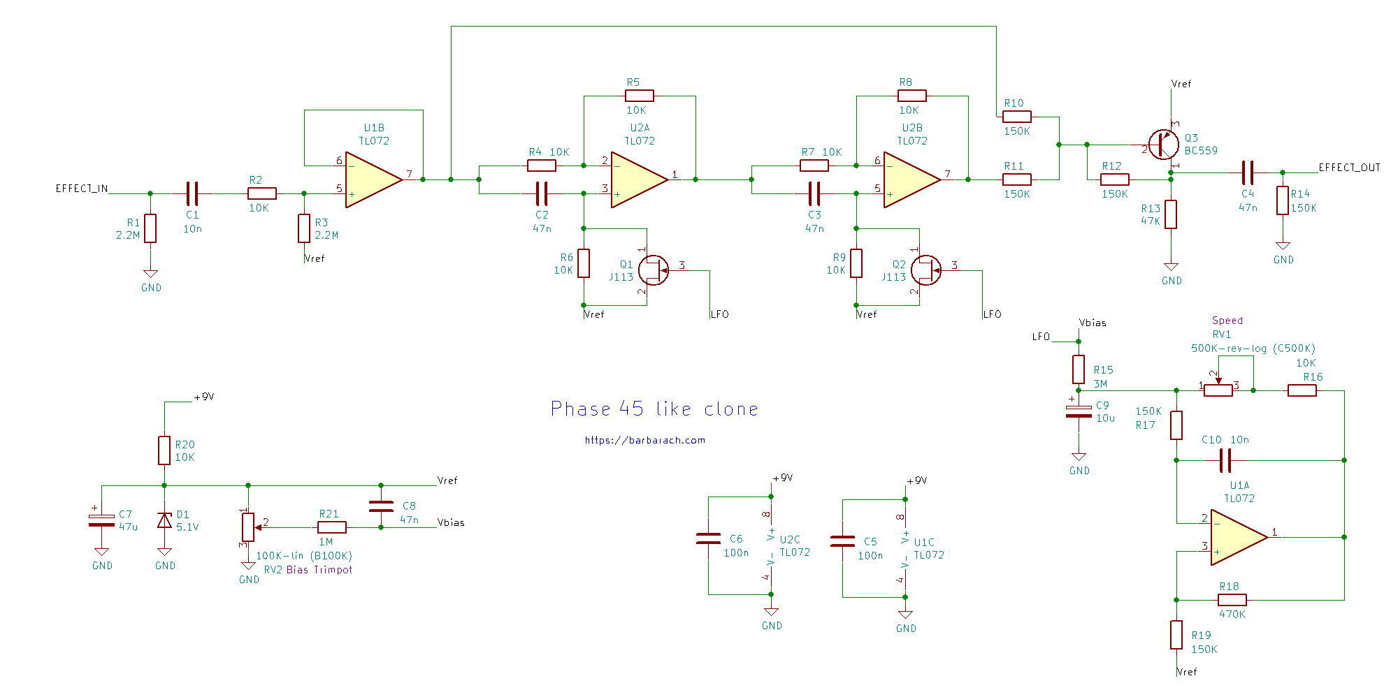 Reference Phase 45 like clone schematic